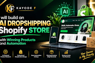build an ai dropshipping shopify store with winning products and automation