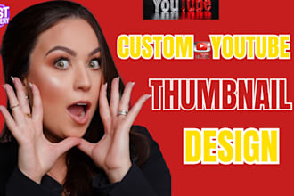 design high CTR finance, business youtube channel, cash cow thumbnails