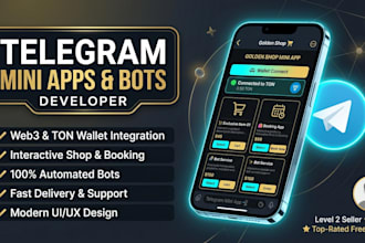 develop a custom telegram mini app webapp or telegram bot