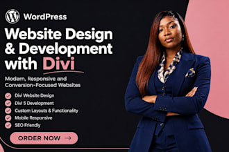 design divi website using divi 5 theme and divi builder