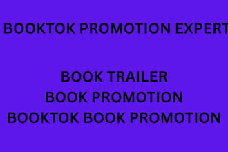 create booktok tiktok video promotion