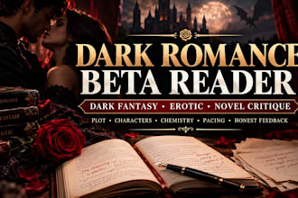 dark romance beta reader beta read dark fantasy critique beta read novel erotic