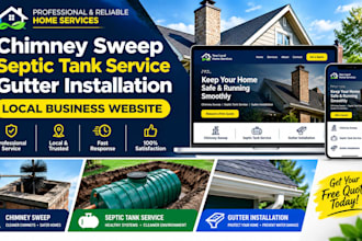 setup chimney sweep septic tank service gutter installation local  business webs