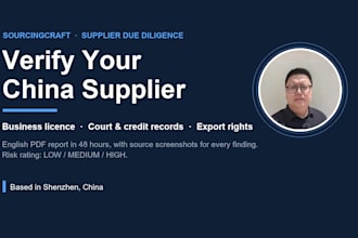 find and vet reliable chinese suppliers for your product