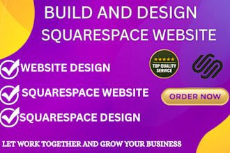 build and design a custom squarespace business website