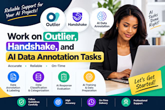 work on outlier, handshake, and ai data annotation tasks