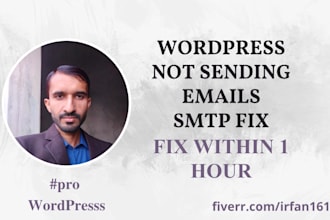 solve your wordpress not receiving email in one hour SMTP