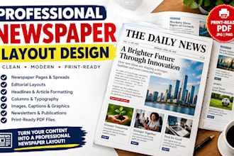 format your newspaper articles into a clean editorial layout