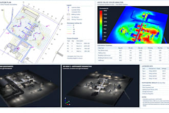 provide lighting design, photometric calculations on agi32