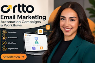 set up ortto email marketing automation campaigns and workflows