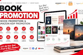 do ebook promotion, book marketing and amazon KDP promotion