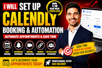 setup calendly, calendly automation, appointment booking, scheduling