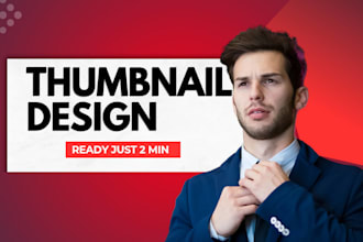 design professional youtube thumbnails in 2 hours