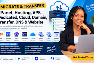 migrate cpanel hosting vps server dedicated clouddomain tranfer dns website