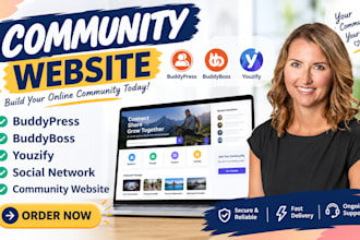 buddypress buddyboss youzify social network community website