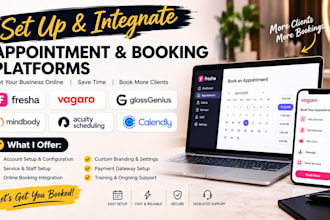 set up fresha vagaro glossgenius mindbody acuity scheduling calendly