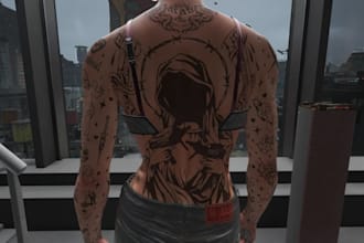 develop fivem custom ped, fivem clothing tattoo, chain