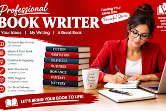 ghost book writer, ebook writer and ghostwriting