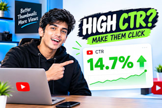 design very strategic youtube thumbnail to boost clicks