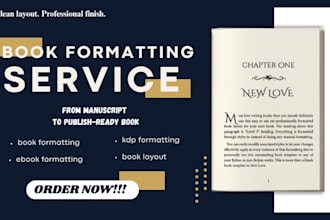 professionally format your book for KDP and print