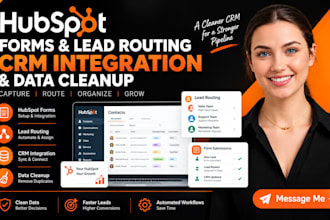 setup hubspot forms lead routing CRM integration and data cleanup