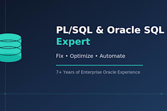 fix, write and optimize your plsql and oracle sql queries