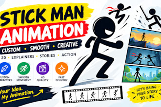 stick man animation stick figure videos 2d explainers custom storytelling art