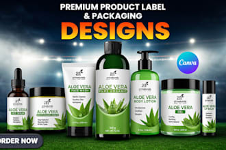 do product label design, packaging design, pouch label and box design