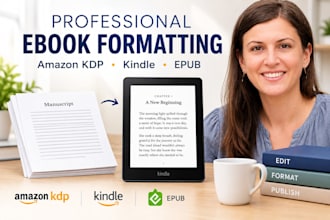 format and publish your ebook on amazon KDP professionally