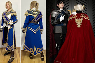 sew custom cosplay costume anime outfit cloth creation pattern design grading