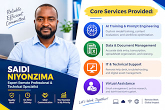 provide ai training, IT support, and content creation