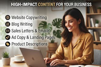 do high converting sales copywriting or website copy