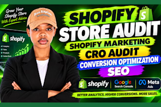 do shopify store audit shopify marketing cro audit conversion optimization SEO