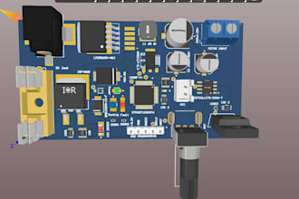 design dc motor controller pcb in altium designer