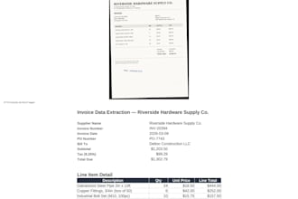 convert scanned documents and forms into accurate structured excel data