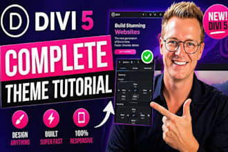 design divi website using divi 5 theme and divi builder
