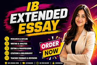 help in ib ias, ib extended essay, myp pyp projects feedback, improvements