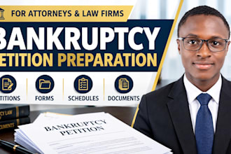 assist attorneys with bankruptcy petition preparation, forms and documents