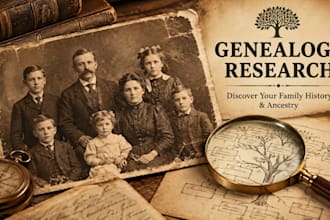 do genealogy research for your family tree and ancestry