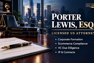 draft ccpa and gdpr compliant ecommerce terms of service as a US attorney