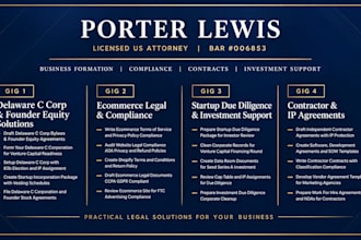 draft ccpa and gdpr compliant ecommerce terms of service as a US attorney