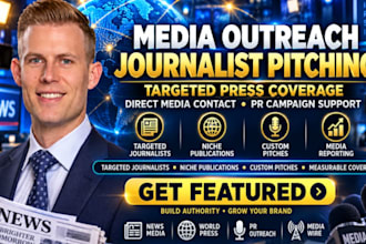 media outreach journalist pitching publication placement press coverage PR