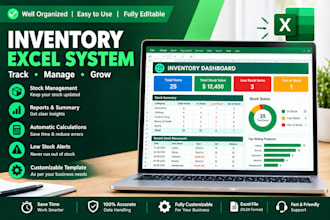 create and manage inventory in microsoft excel