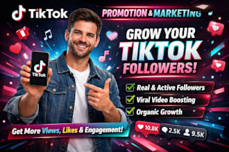do tiktok promotion and marketing for organic follower growth