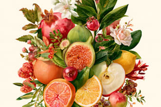 unique a botanical illustration