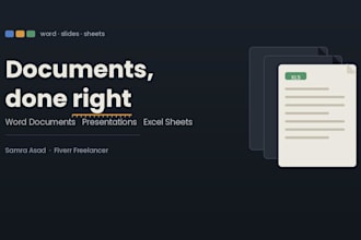 design powerpoint presentations and documents