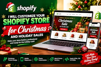 customize your shopify store for christmas and holiday sales
