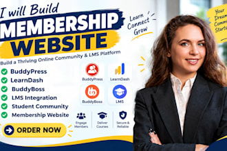 buddypress learndash buddyboss lms student community membership website