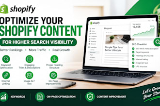 optimize shopify blog SEO for higher search visibility