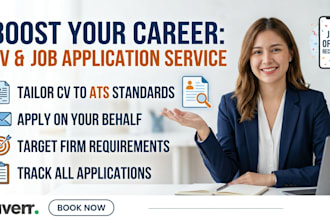 customize your CV and apply to jobs on your behalf
